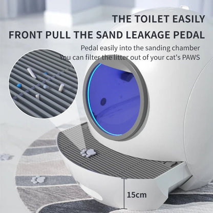 EGBULL Automatic Self - Cleaning Cat Litter Box - EGBull