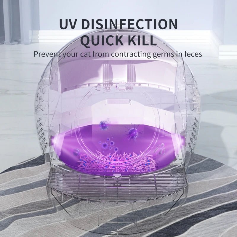 EGBULL Automatic Self - Cleaning Cat Litter Box - EGBull