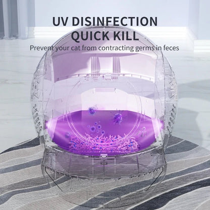 EGBULL Automatic Self - Cleaning Cat Litter Box - EGBull