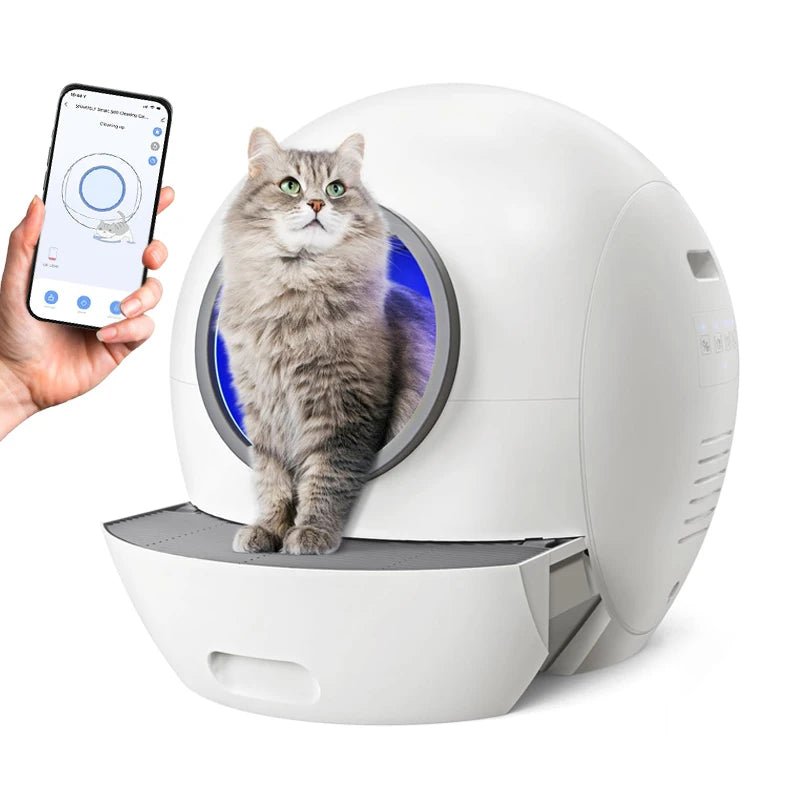 EGBULL Automatic Self - Cleaning Cat Litter Box - EGBull