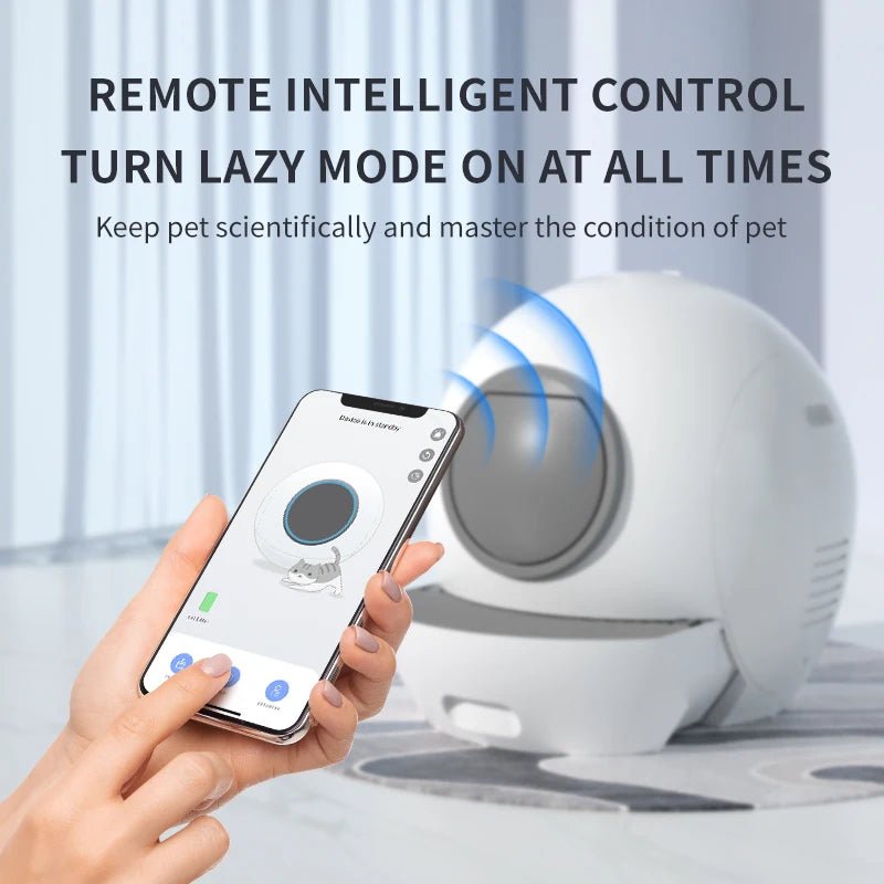 EGBULL Automatic Self - Cleaning Cat Litter Box - EGBull