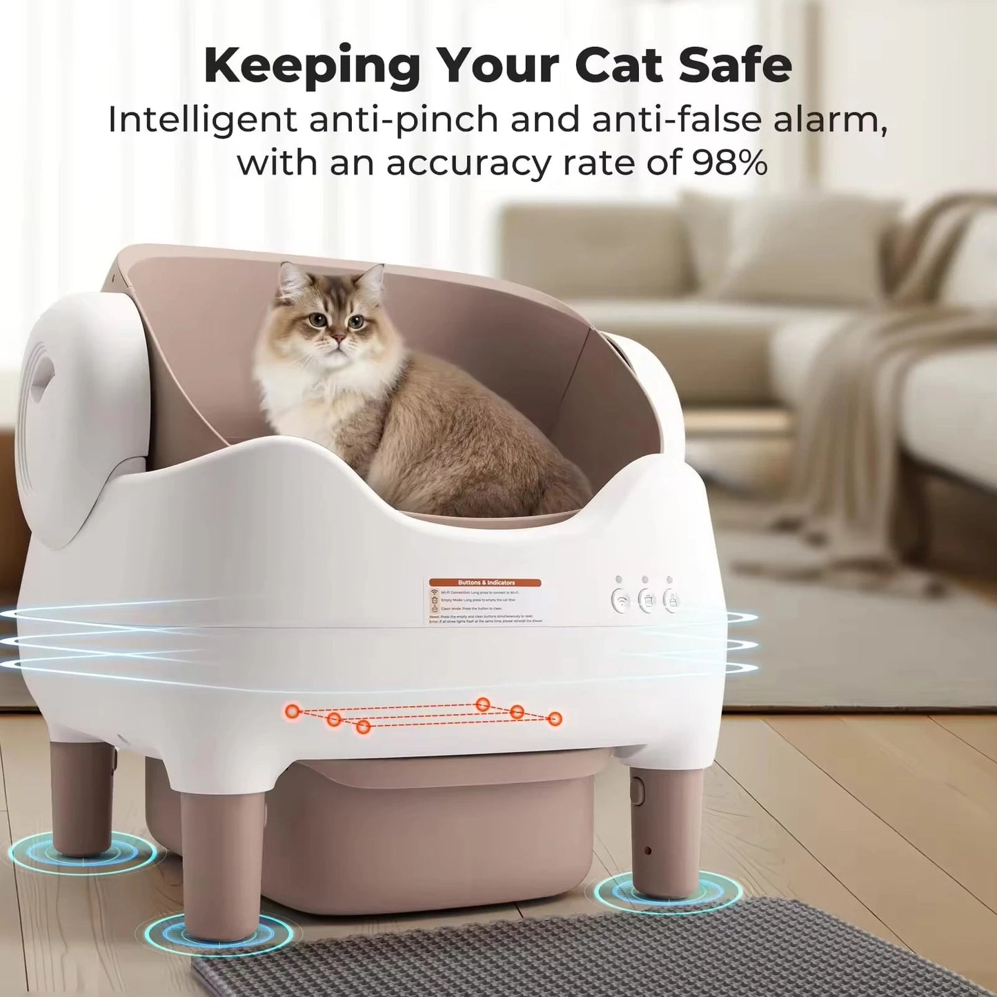 EGBULL Smart Self - Cleaning Litter Box - EGBull