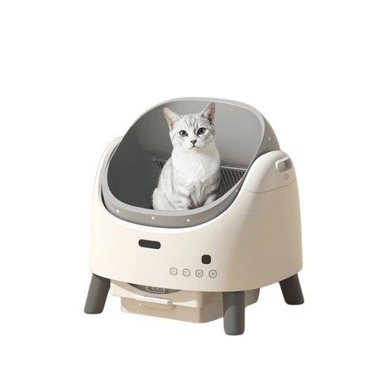Open - Top Automatic Self - Cleaning Cat Litter Box - EGBull